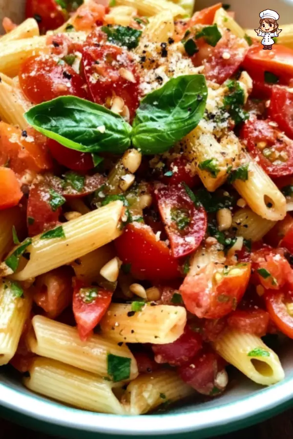 Bruschetta Summer Pasta Salad – A Fresh and Vibrant Summer Dish