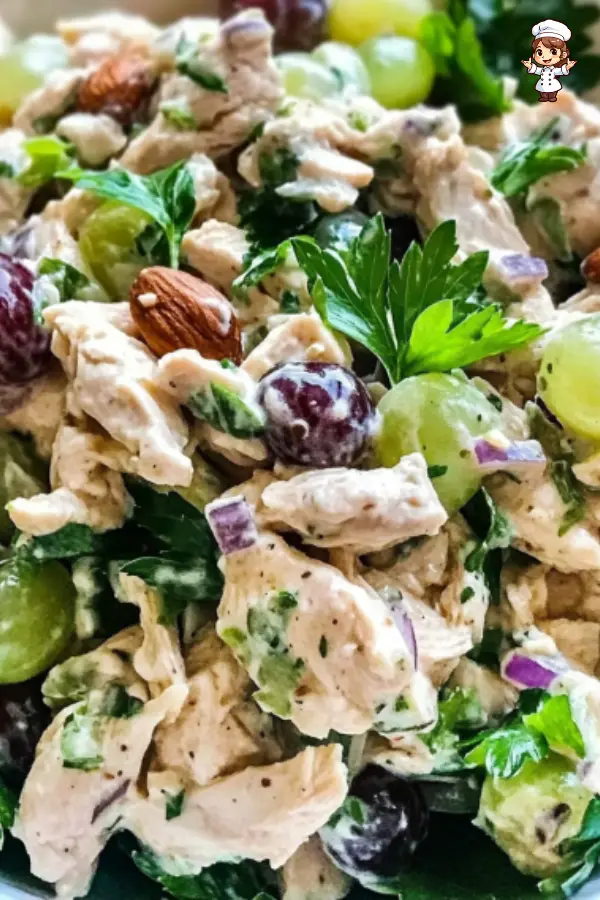 Chicken Salad with Grapes and Walnuts – A Delicious & Refreshing Recipe