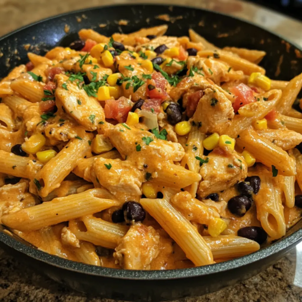 Creamy Chicken Taco Pasta – Easy One-Pot Dinner Recipe