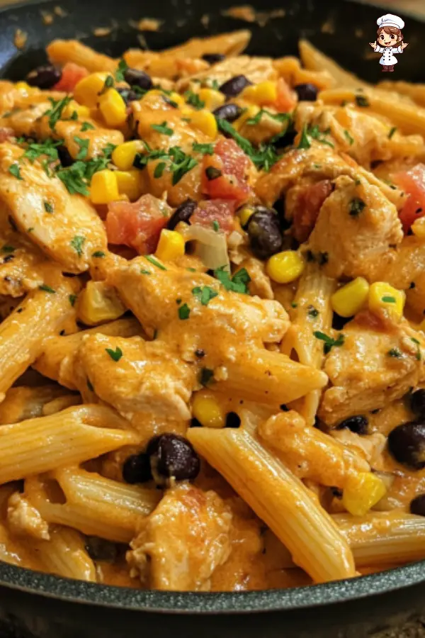 Creamy Chicken Taco Pasta – Easy One-Pot Dinner Recipe