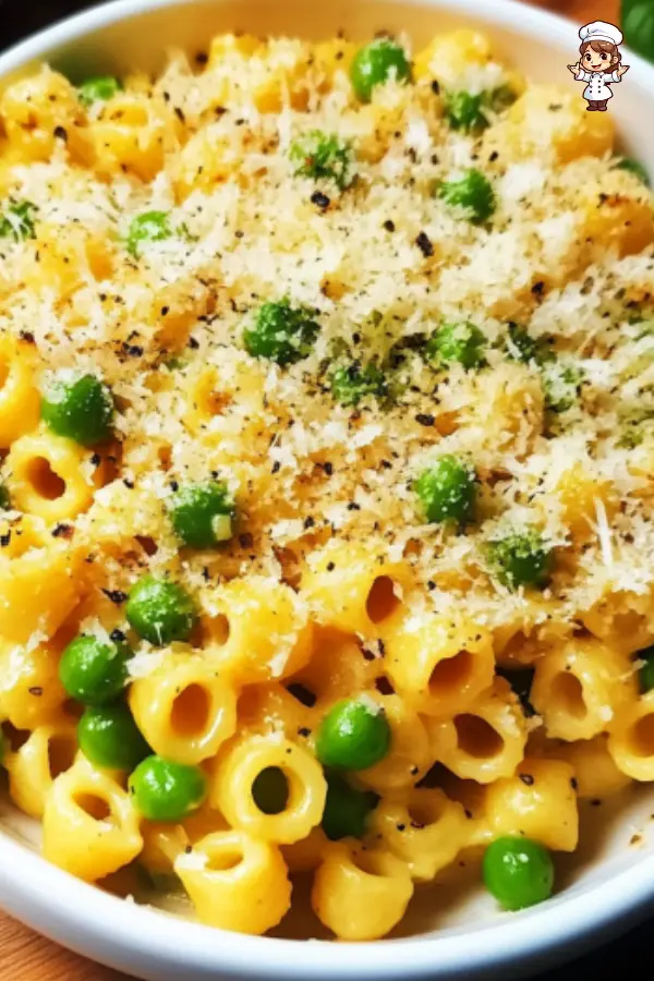Creamy Ditalini with Peas and Parmesan A Simple Italian Pasta Dish