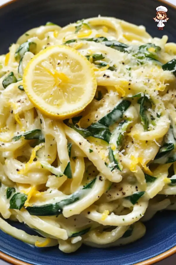 Creamy Lemon Zucchini Pasta A Light and Flavorful Weeknight Meal