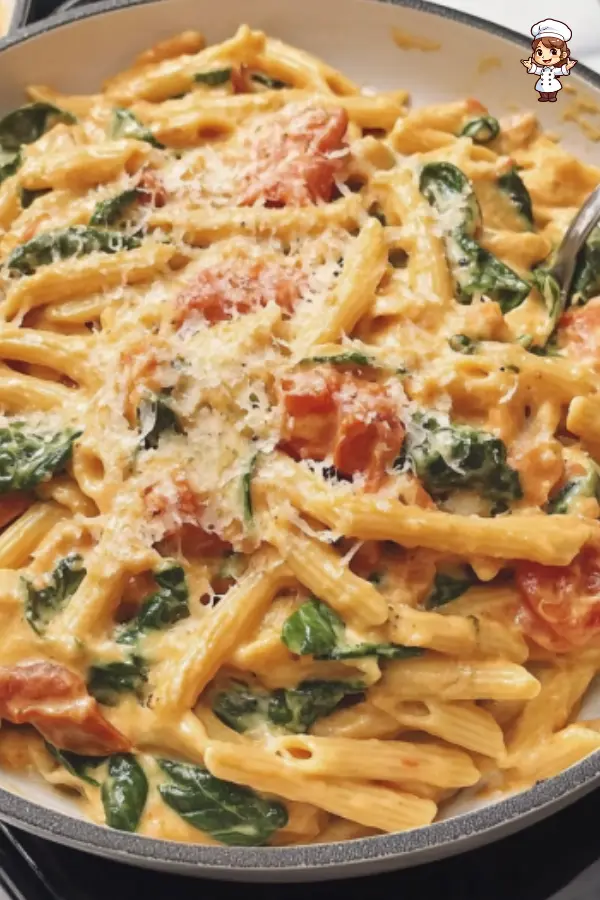 Creamy Tomato and Spinach Pasta A Quick and Comforting Weeknight Meal