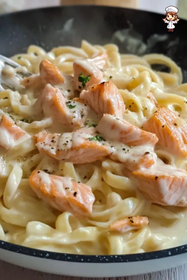 Delicious Salmon Alfredo Pasta A Creamy, Flavorful Seafood Pasta Recipe