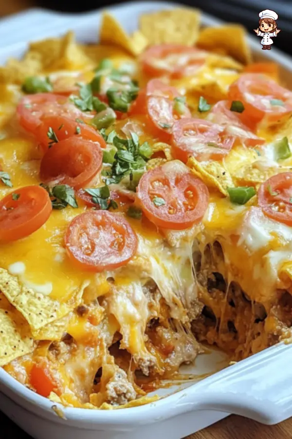 Dorito Casserole Recipe – A Cheesy, Crunchy Comfort Food Delight