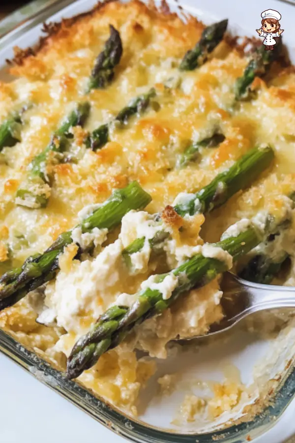 Easy Asparagus Cracker Casserole Recipe Creamy & Crunchy Side Dish