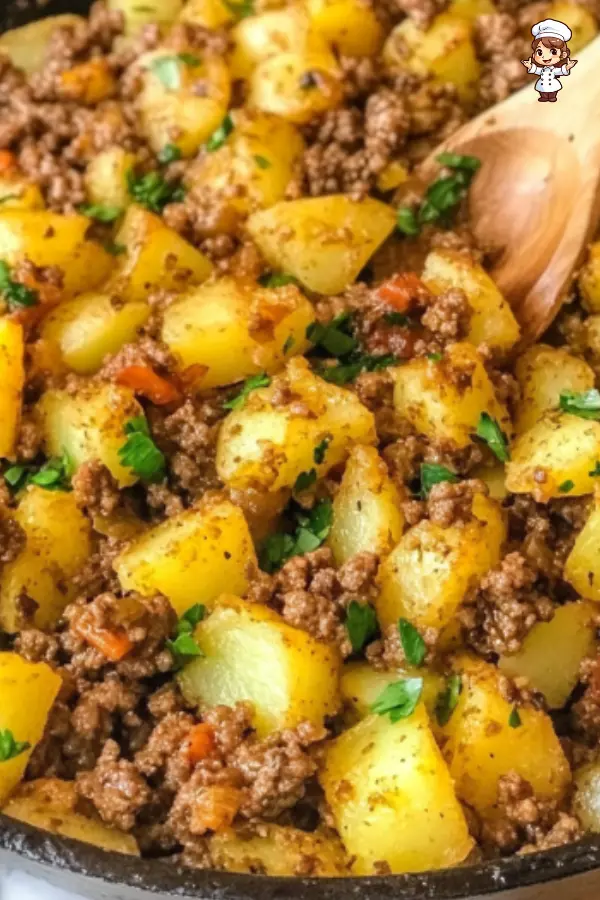 Easy Ground Beef and Potato Skillet – One-Pan Comfort Food Dinner