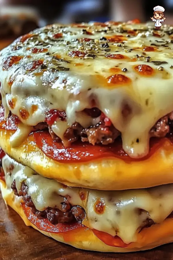 Old School Pizza Burger Recipe – A Juicy, Cheesy Twist on Classic Burgers
