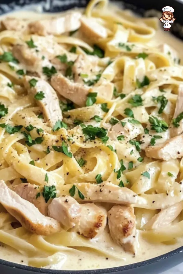 One Pot Chicken Alfredo Pasta Easy & Creamy Weeknight Recipe