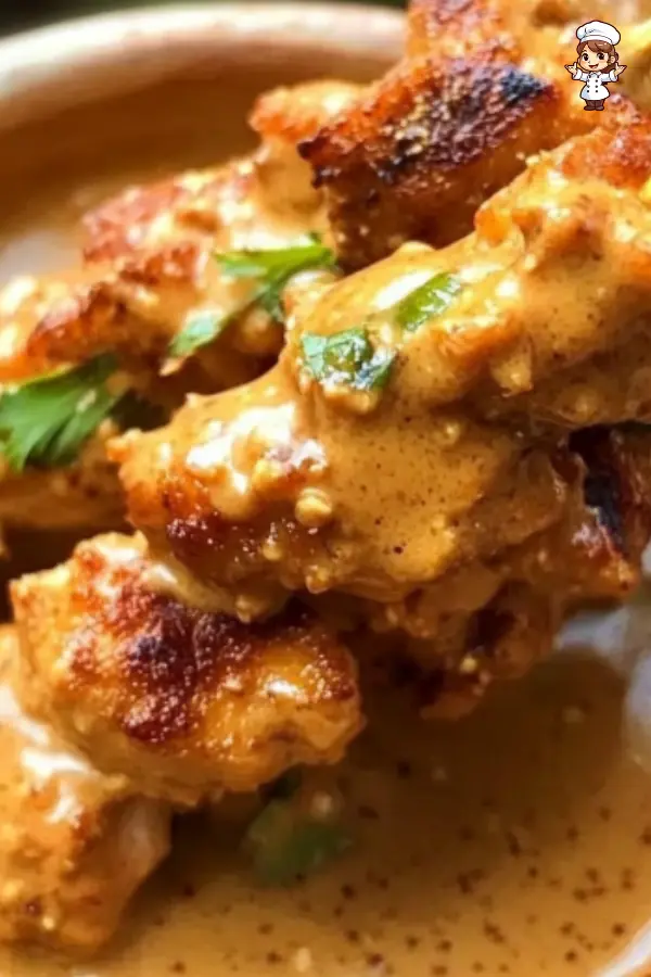 Thai Chicken Satay with Peanut Sauce