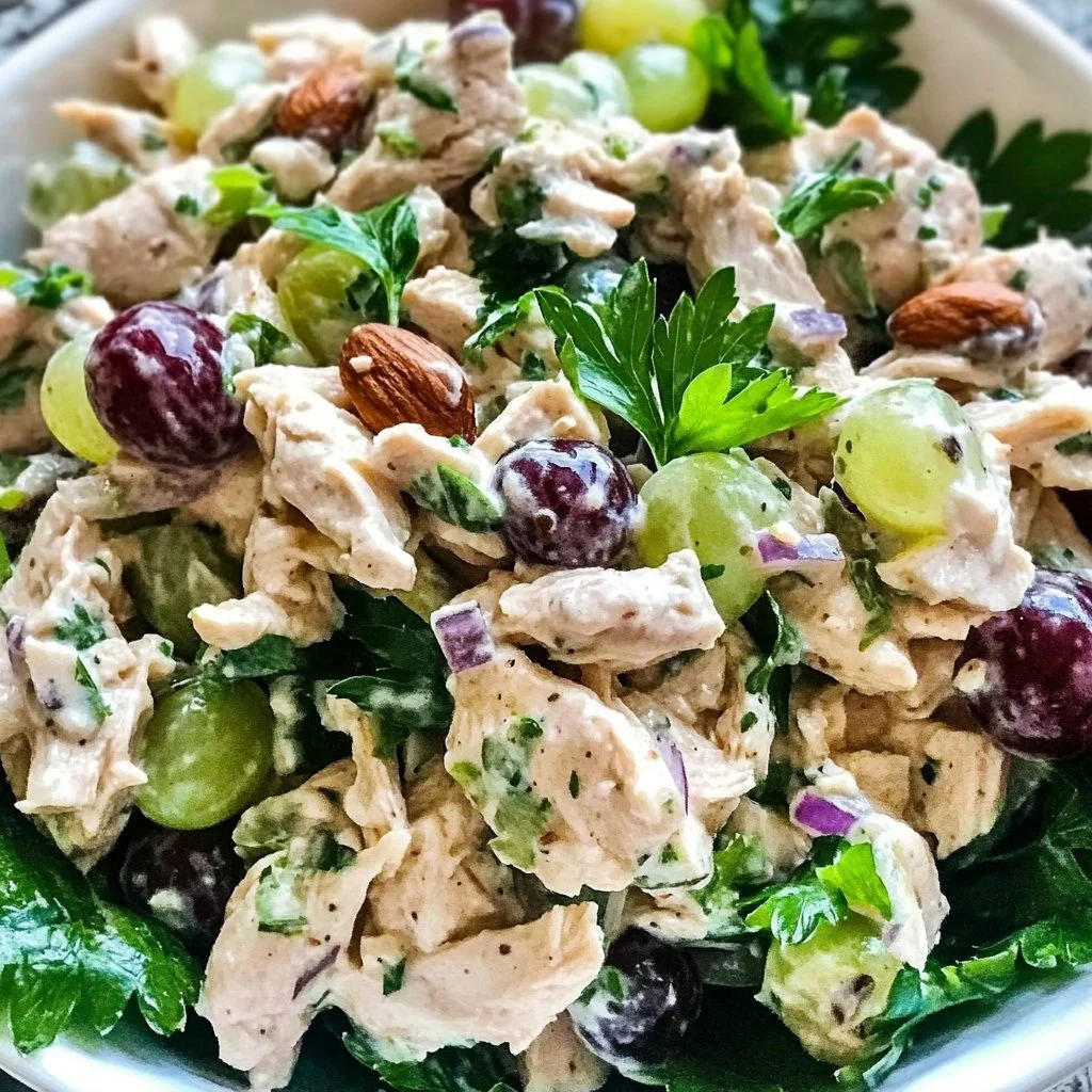 Chicken Salad with Grapes and Walnuts – A Delicious & Refreshing Recipe
