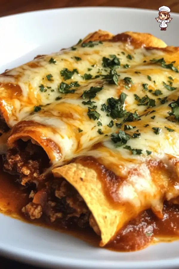 Authentic Beef Enchiladas Recipe – Easy, Cheesy & Flavor-Packed