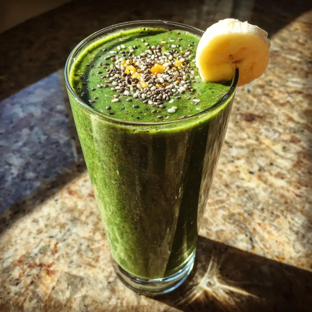 Banana spinach smoothie recipe Discover its benefits!