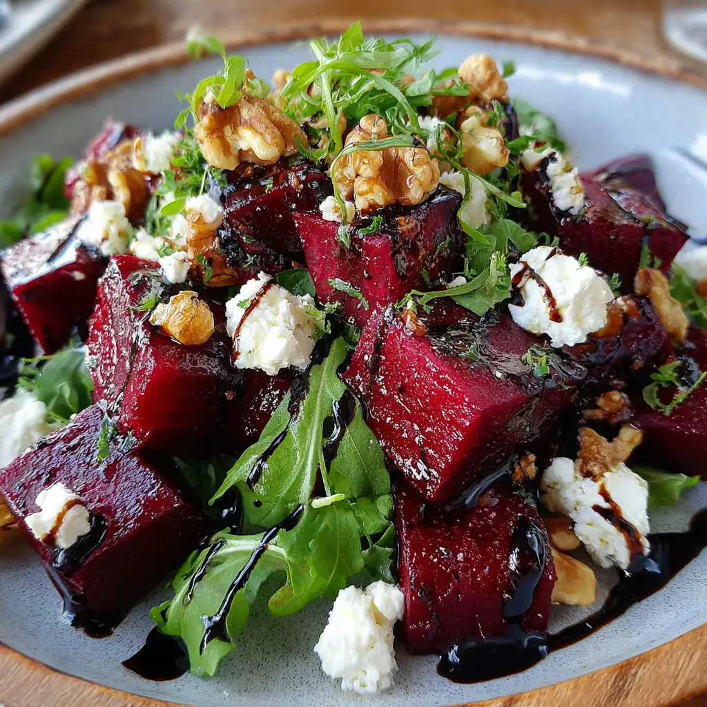 Beetroot & feta salad Discover its vibrant flavors!