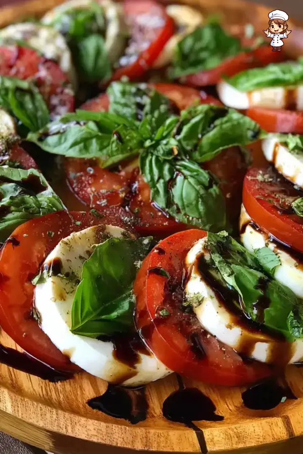 Caprese Salad with Balsamic Glaze A Flavorful Delight!