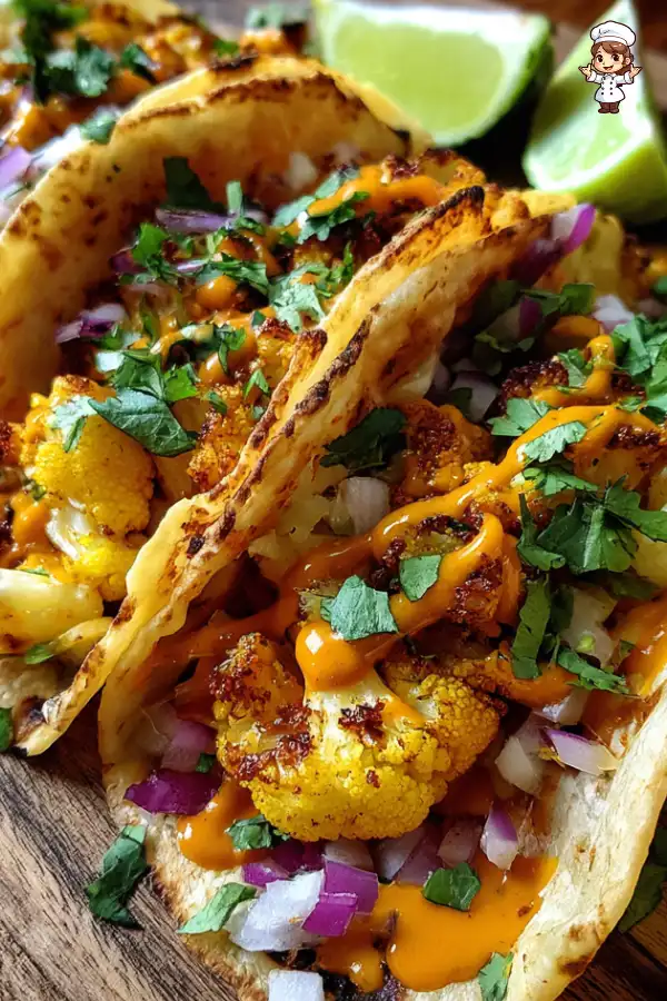 Cauliflower Tacos with Chipotle Sauce Recipe A Must-Try!