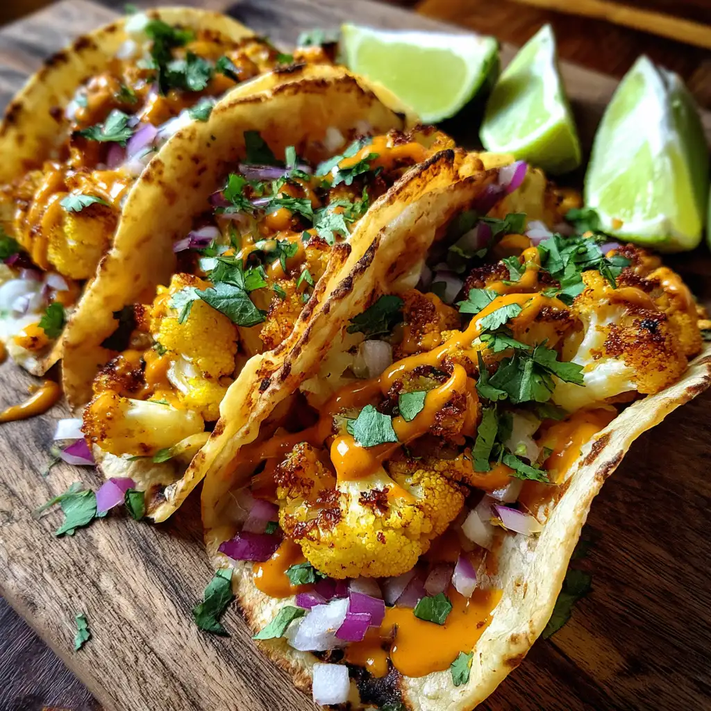 Cauliflower Tacos with Chipotle Sauce Recipe A Must-Try!