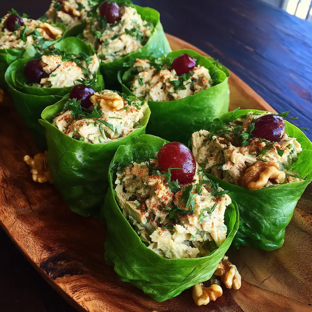 Chicken Salad Lettuce Wraps A Healthy Delight Awaits!