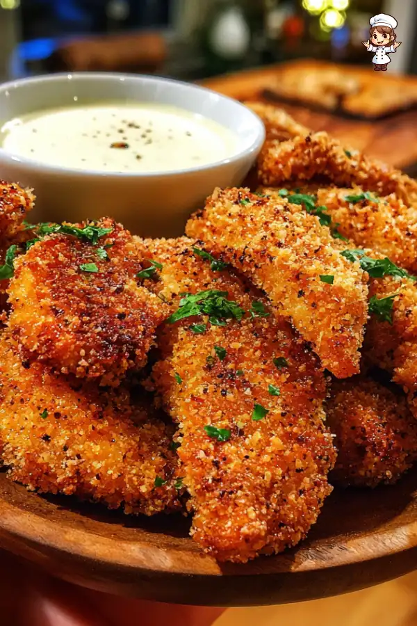 Chicken Tenders with Yogurt Dipping Sauce are Irresistible!