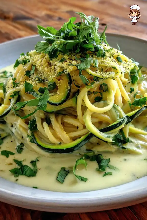 Creamy Vegan Zucchini Pasta A Delicious Healthy Delight!