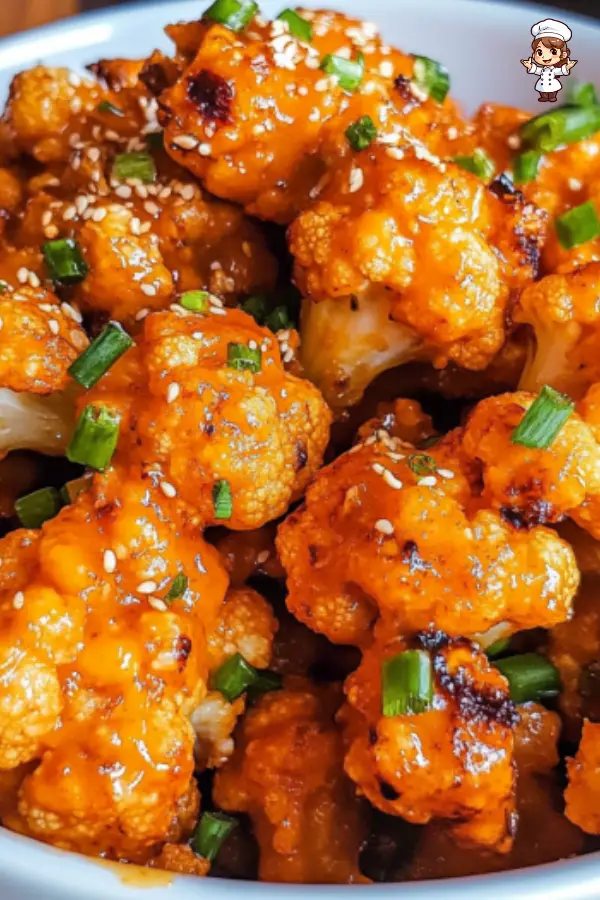 Crispy Baked Bang Bang Cauliflower – Easy Spicy Vegan Snack or Side