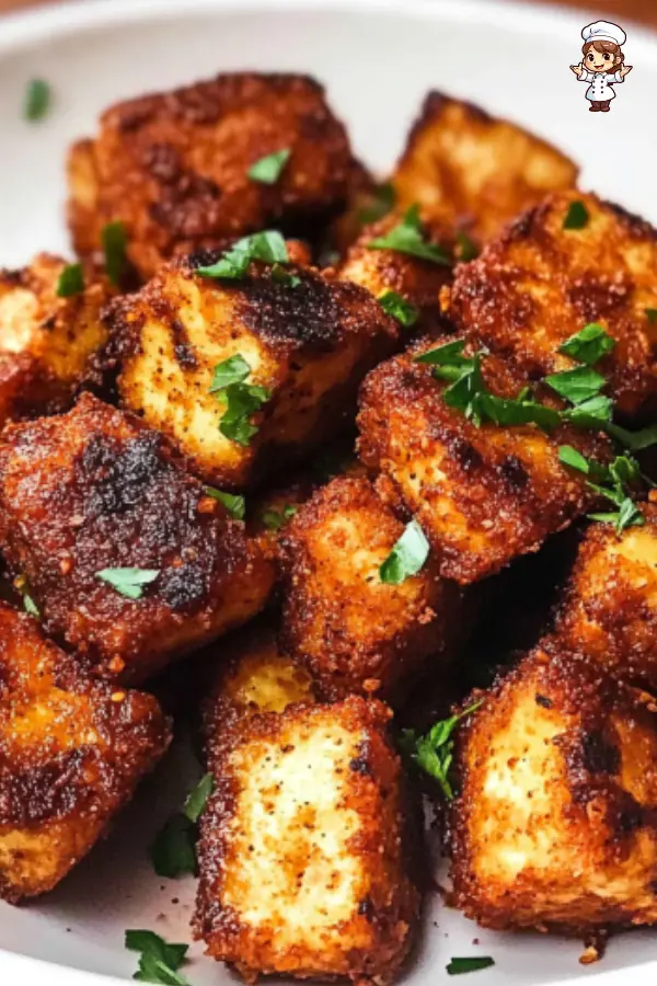 Crispy Cajun Tofu Bites Recipe Easy Vegan Snack with Bold Flavors