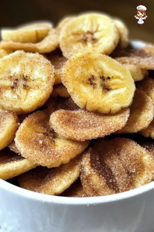 Crispy Cinnamon-Sugar Air Fryer Banana Chips – Healthy & Easy Snack Recipe