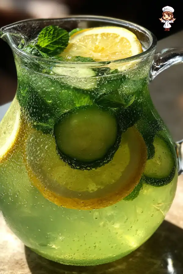 Cucumber lemon water recipe Refreshing and healthy drink!