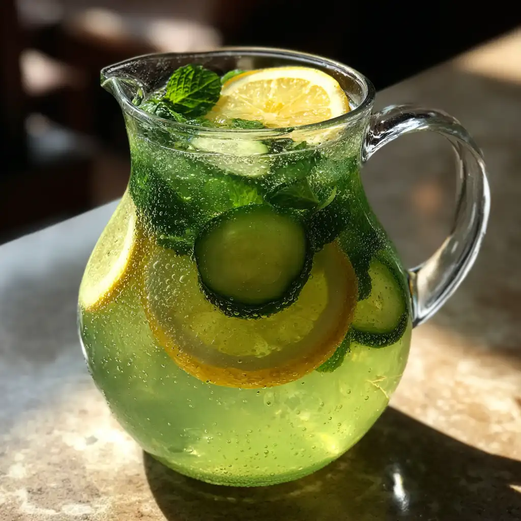 Cucumber lemon water recipe Refreshing and healthy drink!