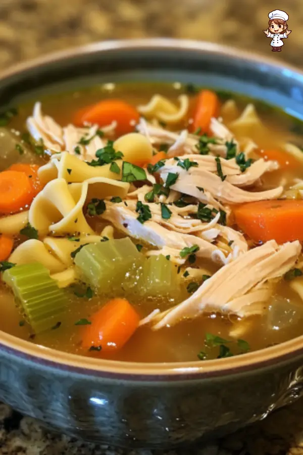Easy Crock Pot Chicken Noodle Soup Recipe Comforting Slow Cooker Soup