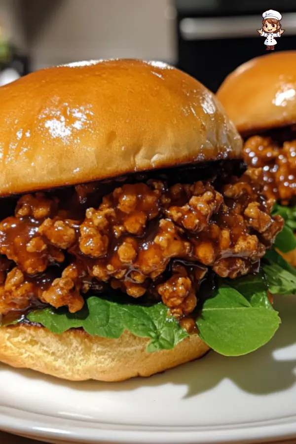 Easy Honey Garlic Chicken Sloppy Joes Recipe Sweet & Savory Chicken Sandwich