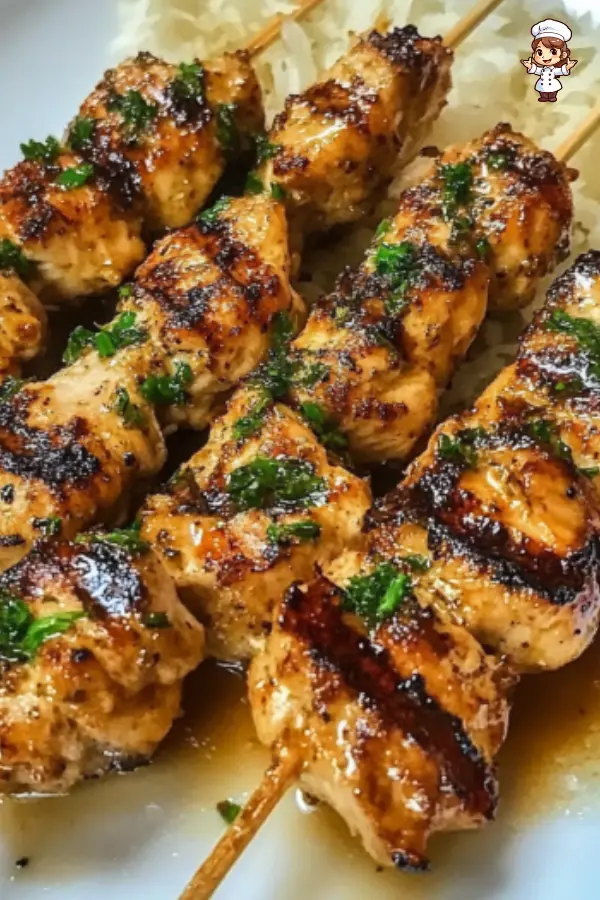 Grilled Chicken Skewers with Ranch Marinade – Easy & Flavorful BBQ Recipe