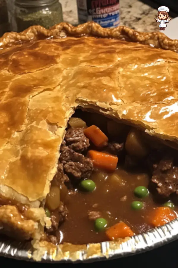 Hearty Homemade Beef Pot Pie Recipe – Classic Comfort Food with Flaky Crust