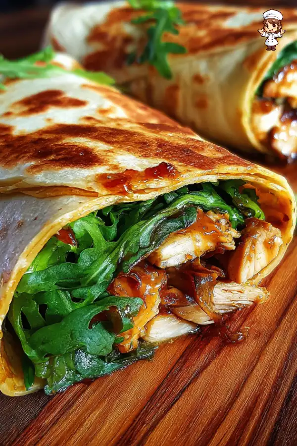 Honey Mustard Chicken & Arugula Wraps A Tasty Delight!
