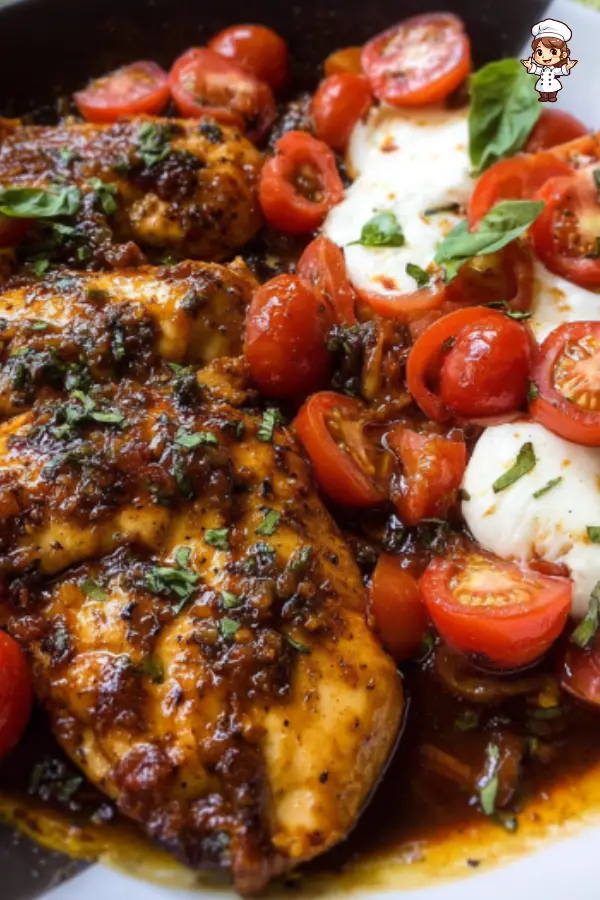 How to Make Balsamic Chicken with Tomato Mozzarella