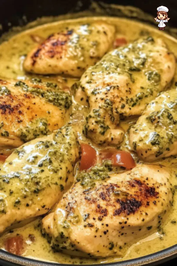 How to Make Creamy Pesto Chicken