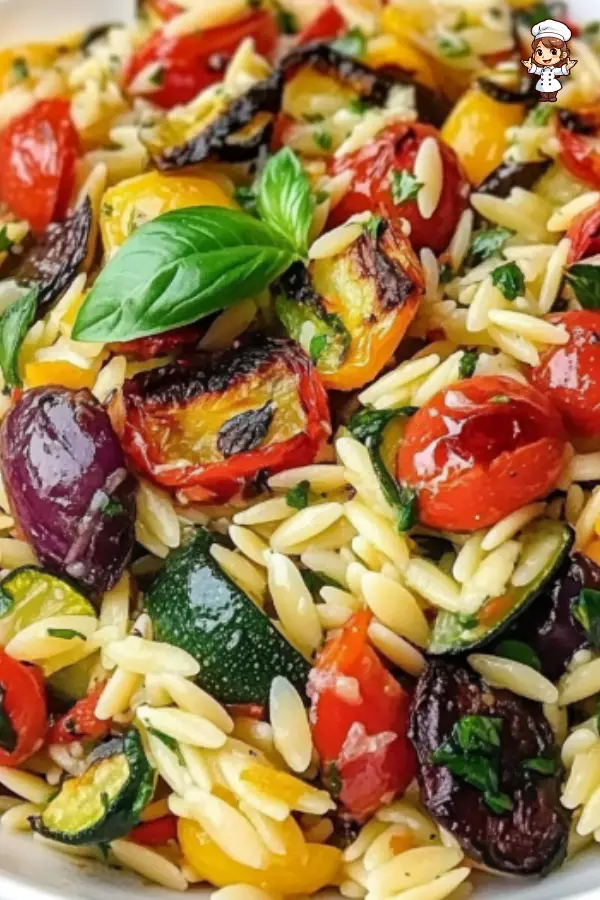 How to Make Roasted Vegetable Orzo Salad