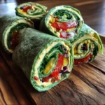 Hummus Veggie Spinach Wrap A Healthy Delight Awaits!