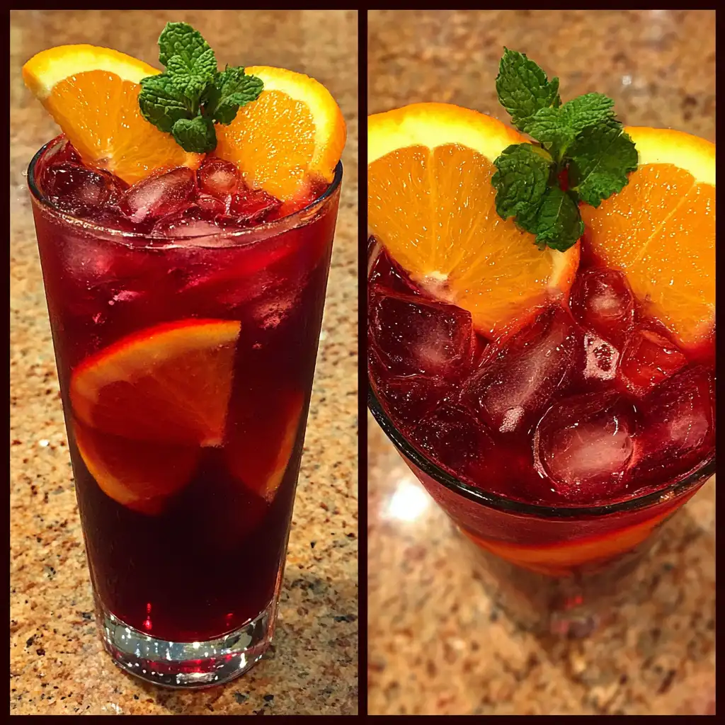 Iced Hibiscus Tea with Orange Refreshing and Easy Recipe!