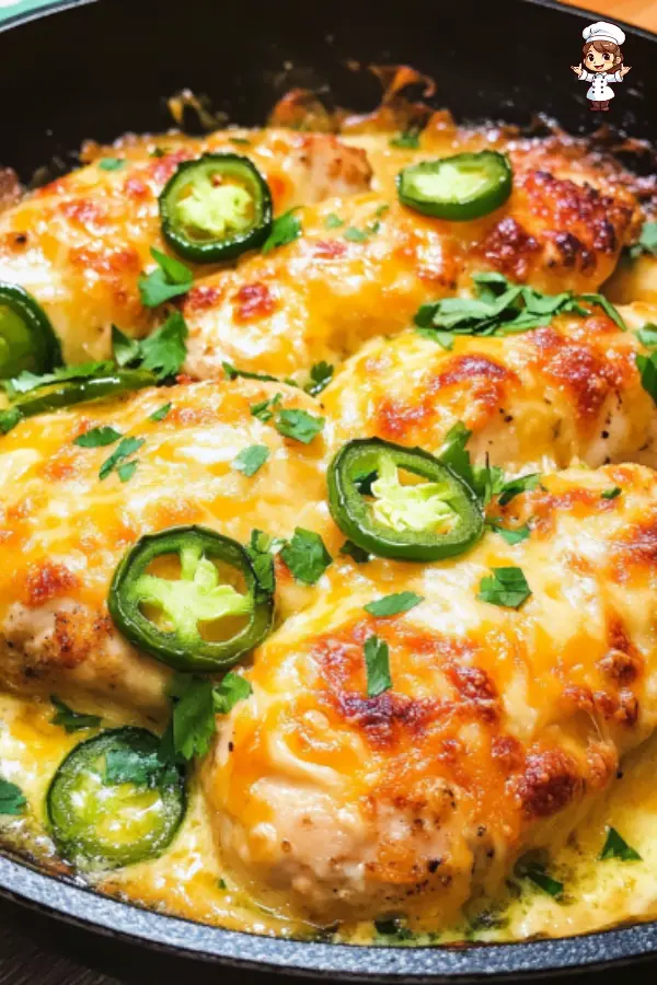 One Pan Cheesy Jalapeño Chicken – Easy, Flavor-Packed Dinner Recipe