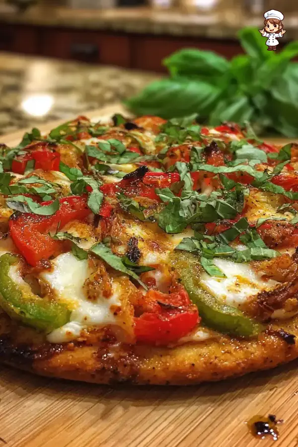 Pita Pizza with Fresh Toppings A Quick, Tasty Delight!
