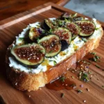 Ricotta Toast with Fresh Figs and Honey