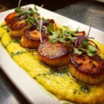 Seared Scallops with Corn Purée A Culinary Delight Awaits!