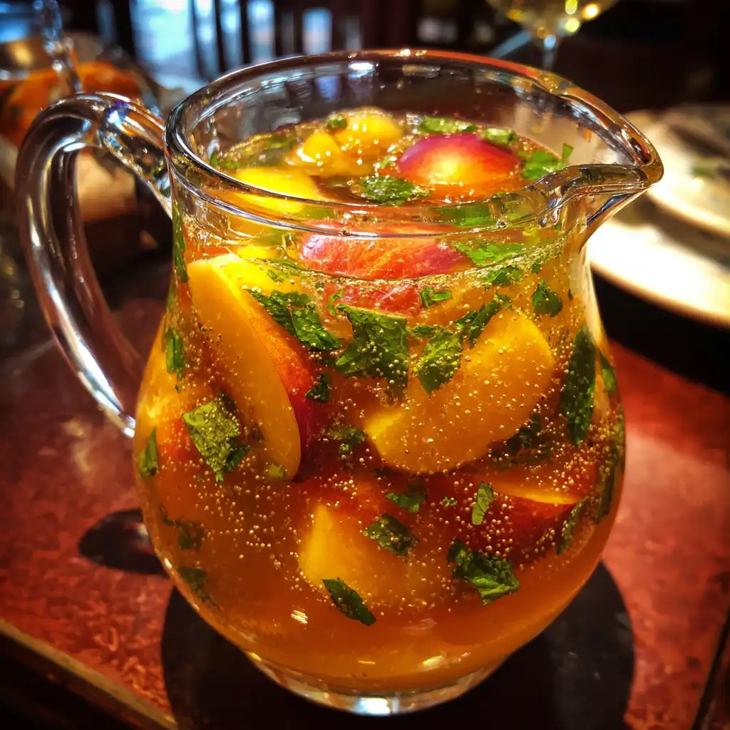 Sparkling Peach Sangria Recipe Refresh Your Summer!