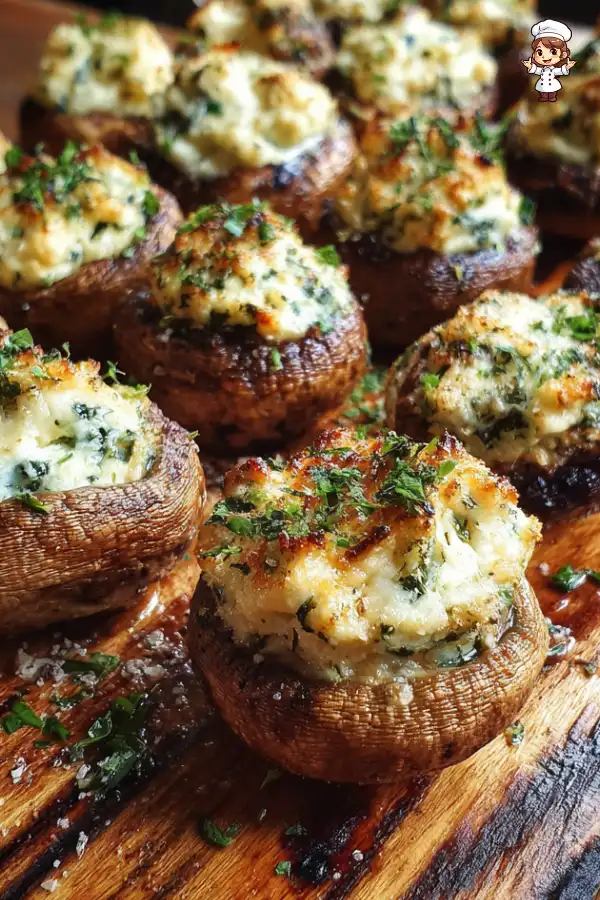 Stuffed Grilled Mushrooms A Must-Try Flavor Explosion!