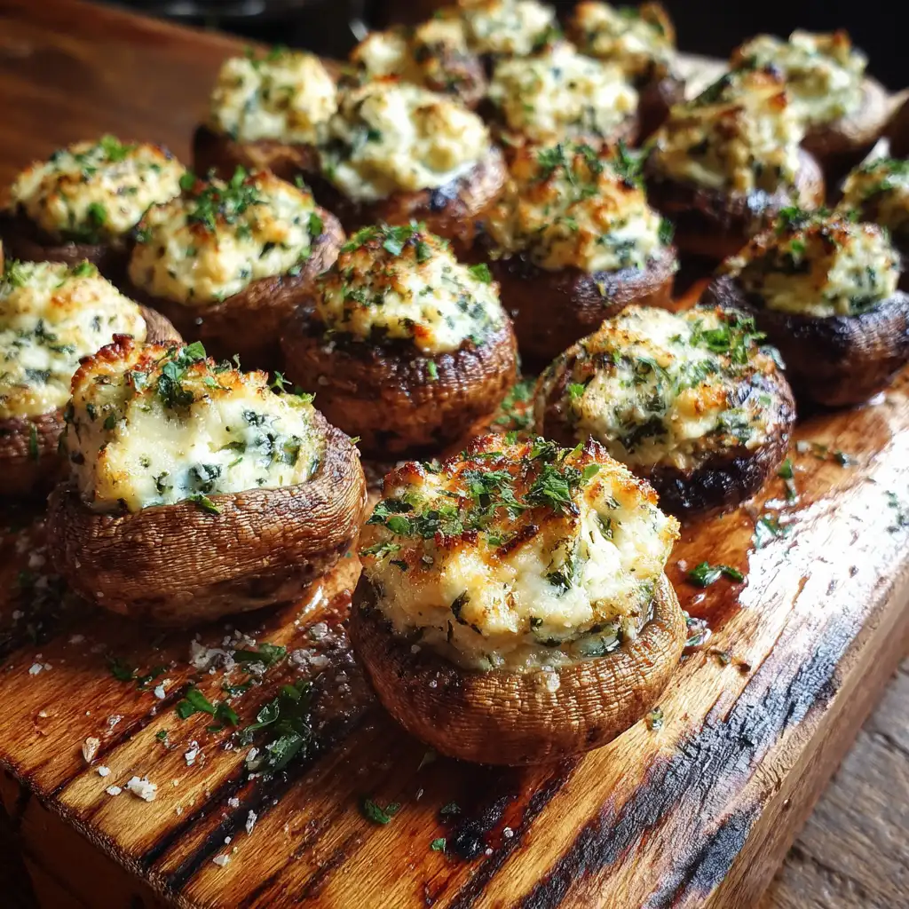 Stuffed Grilled Mushrooms A Must-Try Flavor Explosion!