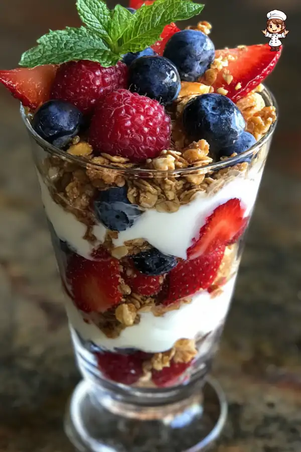 Summer Berry Parfait with Granola A Refreshing Delight!
