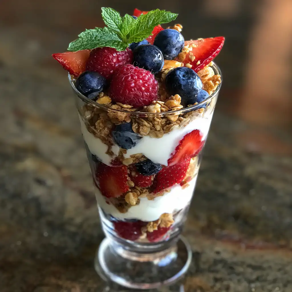 Summer Berry Parfait with Granola A Refreshing Delight!