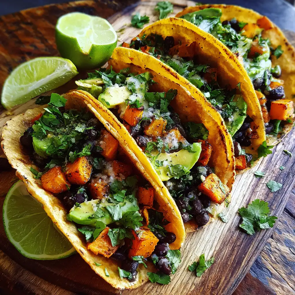 Sweet Potato and Black Bean Tacos A Tasty Delight!