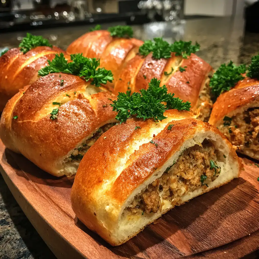 Tuna stuffed rolls are the perfect snack for gatherings!